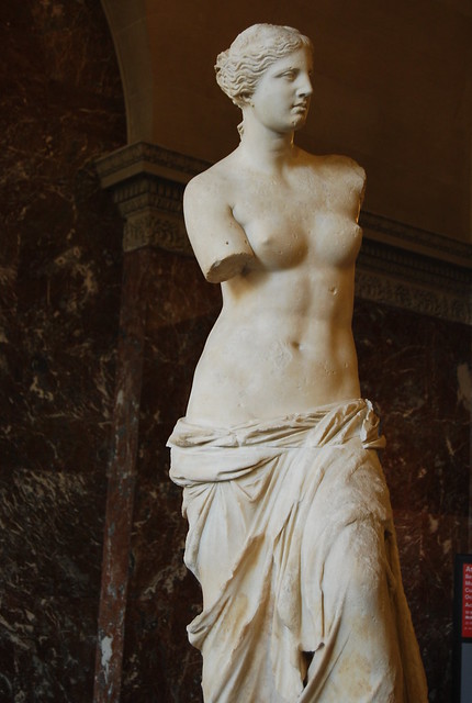 La Venus de Milo en el Museo del Louvre de París