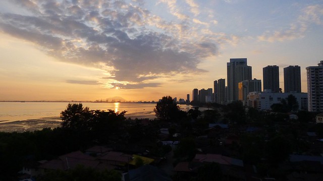 Good Morning Penang! Sunrise From Gurney Drive