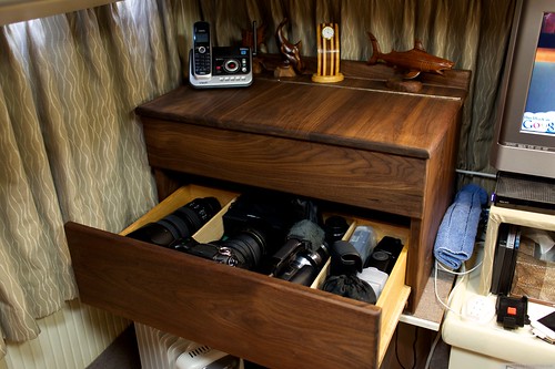 DSC02647 - Walnut Camera Gear Cabinet by CraigShipp.com Photos - Events / People / Places