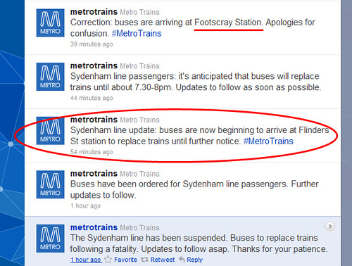 POTD: Metro's Twitter feed: No longer timely or accurate