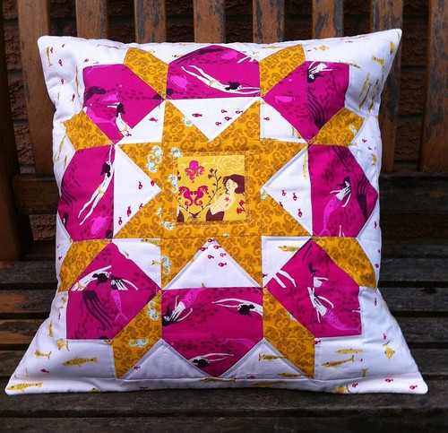 Finished Swoon Cushion by fionapoppy