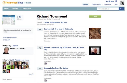 Richard Townsend's Blog by totemtoeren