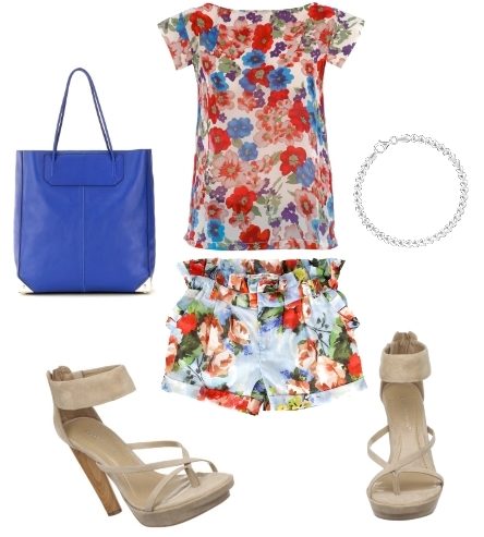 How to Wear Florals Outfit1