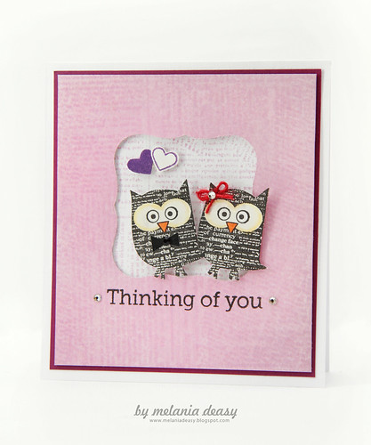 Loving Owly You Purple Card