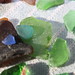 Beach glass from Gloucester, MA