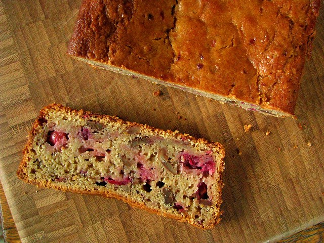 cranberry bread (sprouted flour)
