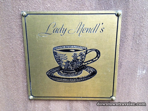 Lady Mendls Tea Salon NYC sign