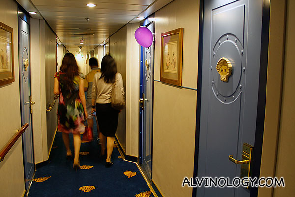 Checking out the rooms on board Superstar Virgo