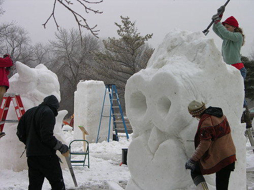 2012 Snow Sculpture Contest Shameless