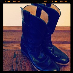 Alameda Flea purchase: half calf black boots