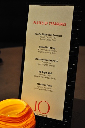 plates of treasure menu