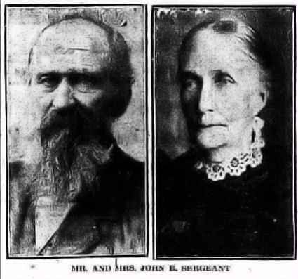 John B. Sergeant and wife.