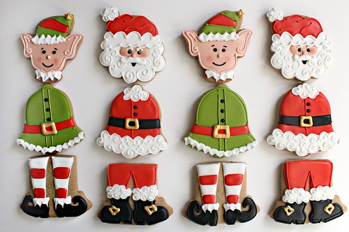 Santa BELL-y Cookies from Sweet Sugarbelle