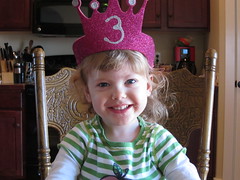 Lily on her 3rd birthday