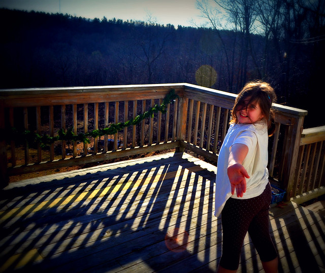 Christmas Eve Day, Baking in the Kitchen & Cartwheels on the Deck