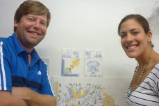 tile painting tour with workshop