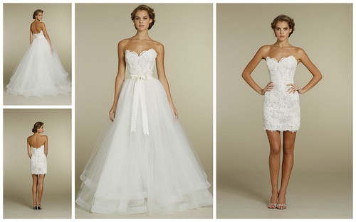 Two Dresses in One Bridal Style by Nina Renee Designs