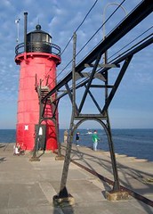Lighthouse in South Haven,MI
