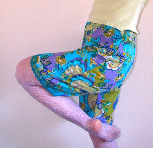 turquoise paisley pettipants by ...the who cares girl...