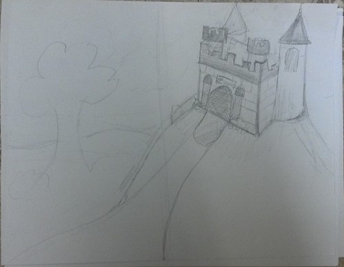 Katie's first Castle Sketch