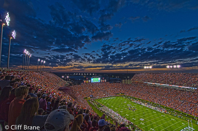 Sky Over Jordan Hare Iron Bowl 2011 The lens problems I had with this 