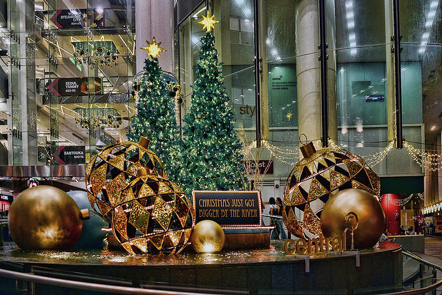 Christmas tree at The Central, Singapore