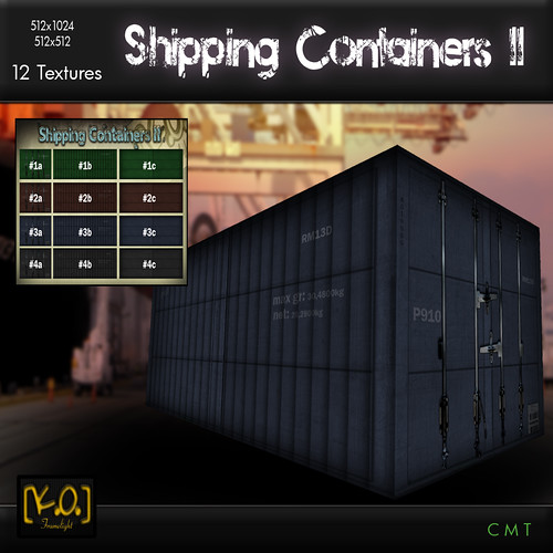 [K.O.] - Shipping Containers II - 12 Textures by Khan Omizu