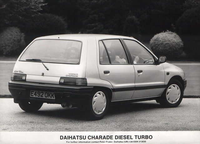 1987/88 Daihatsu Charade CX Diesel Turbo press pic | Flickr - Photo ...