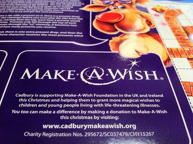 Cadburys support Make A Wish at Christmas