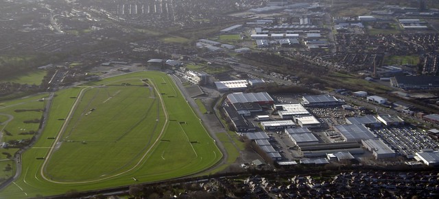 Aintree Race Course, from the air