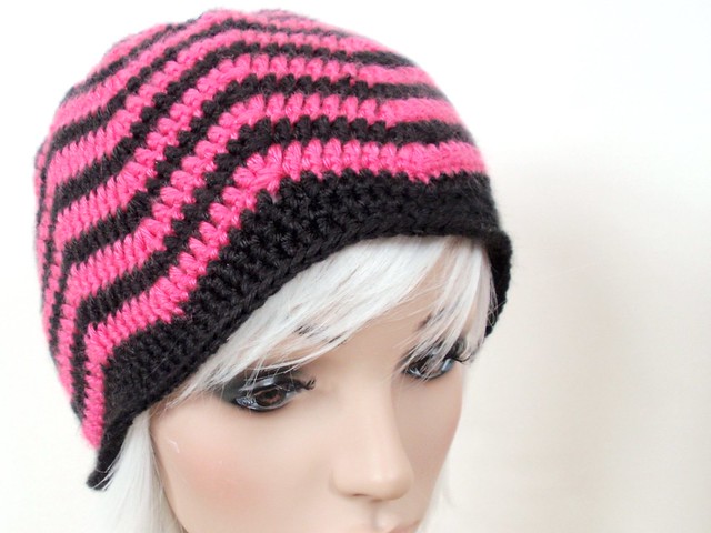 Crochet Zig-Zag Hat