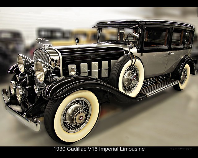 This 1930 Cadillac v16 Imperial Limousine is the same model Cadillac 4375 