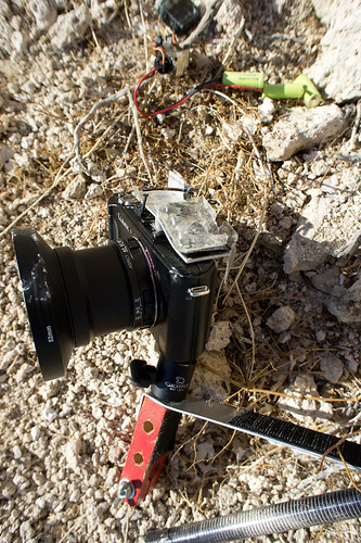 Camera wreckage