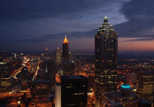 Dawn over Downtown Atlanta by Get The Flick