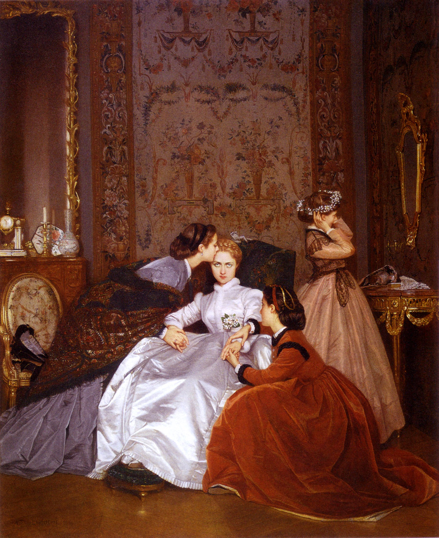 The Reluctant Bride by Auguste Toulmouche, 1866