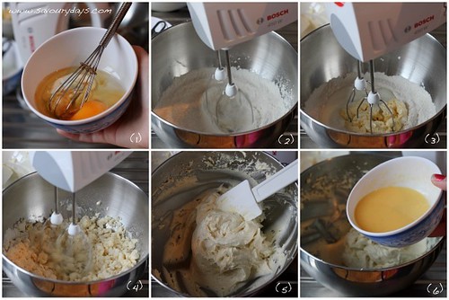 Yellow butter cupcake - Method 1