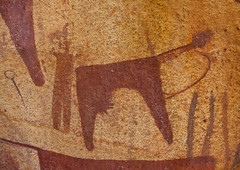 Laas Geel Rock Art Caves, Paintings Depicting Cows Somaliland