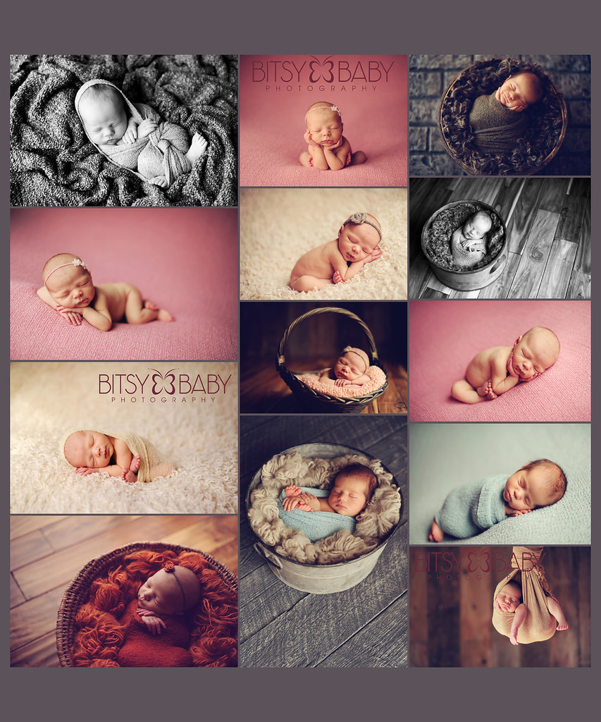 newborn baby photography workshop, Newborn Dreamland collage