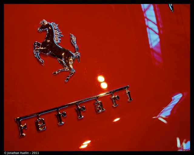 Footman James Classic Car Show 2011 Ferrari Badge