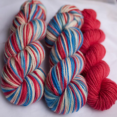 Prize Fighter (Holiday version) 3-ply Purewool ... a time to dye