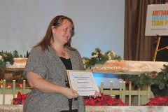 Me with my certificate!