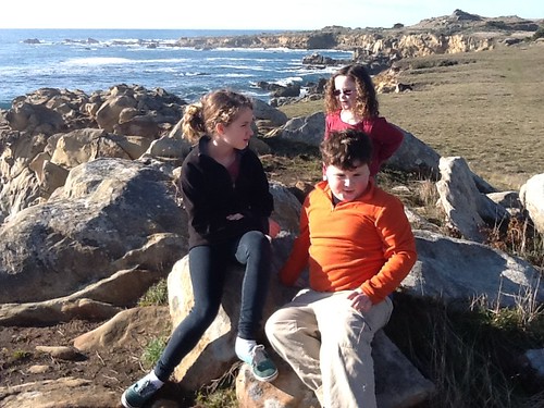 Kids at One of Salt Point's Coves