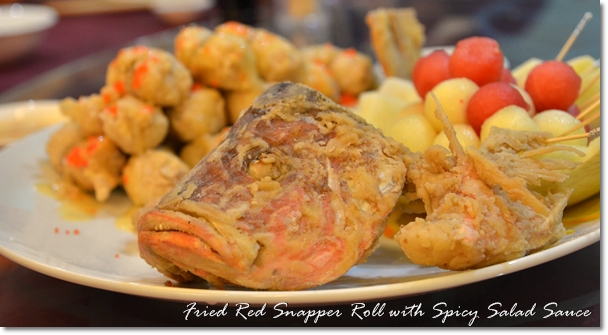 Fried Red Snapper Roll