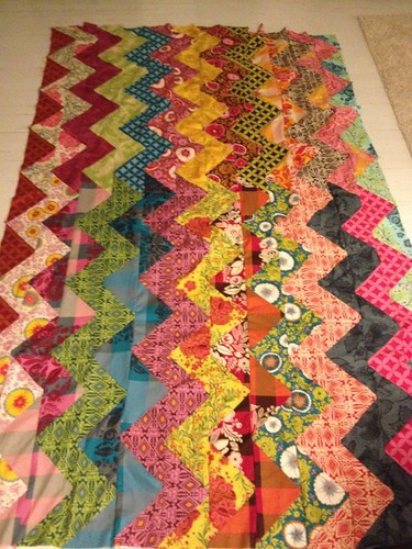 Finished quilt top