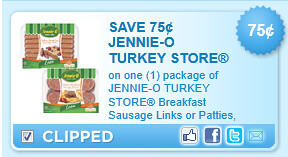  Jennie-O Turkey   Breakfast Sausage Coupon