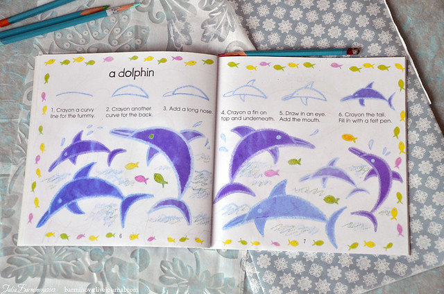 Draw animals-5-dolphin