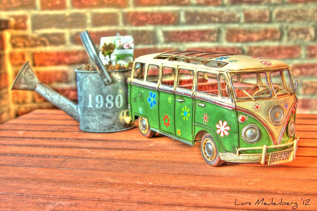 A HDR of my miniature hippy van