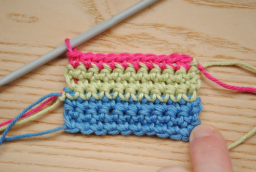 39. Rows 5-7 (keep working those SC stitches!)