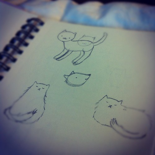 Cat sketches.