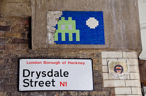 Space Invader - East London Street Art